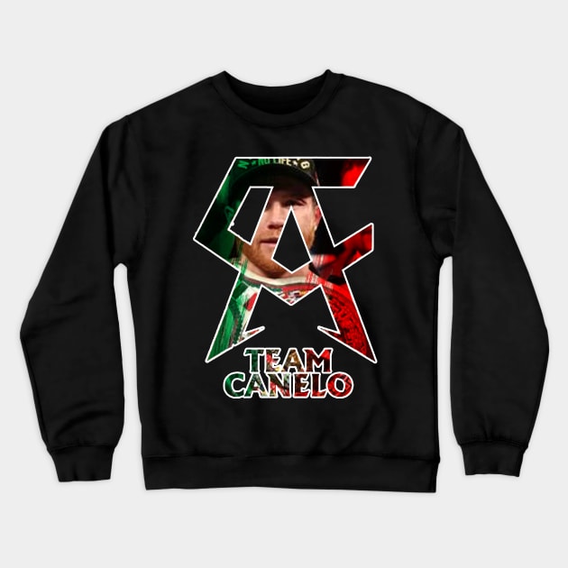 the winner of canelo alvarez Crewneck Sweatshirt by Brown777